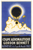 Suisse : Coupe Aéronautique Gordon-Bennett. CPA Officielle Genève AOUT 1922. - Andere & Zonder Classificatie