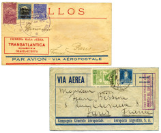 Argentine : 6/18-6-1930. ARGENTINE-FRANCE. 1ère Tentative Mermoz - Autres & Non Classés