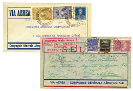 Argentine : 4-7-1930. BUENOS AIRES- TOULOUSE. 2ème Essai Mermoz - Other & Unclassified