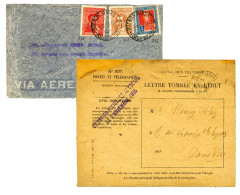 Argentine : 3-11-1935. Lettre De Buenos Aires Adressée à Henry Potez à Paris + Enveloppe De Réexpédition PTT N°827 Avec  - Altri & Non Classificati