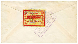 Canada : 1er Vol Hudson/Red Lake Avec Vignette Red Lake Aerial Mail 1926 - Luchtpost