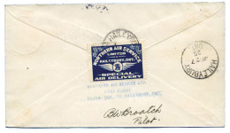 Canada : 1er Vol Haileybury/Rouyn Avec Vignette Northern Air Service 1925 - Airmail