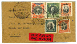 Chili : 5/18-6-1930. CHILI-FRANCE - Chile