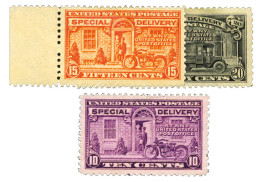 Etats-Unis : Timbres Pour Lettres Par Exprès N°9/11**/* - Sonstige & Ohne Zuordnung