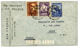 Pérou : 1-1-1936. LIMA-PARIS. - Pérou