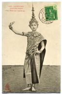 Cambodge : N°27 D'Indochine Obl. PNOM-PENH Pour La France (1908) - Cambodia