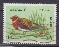 Iran 1972 Mi. 1553, 1 R Bird Vogel Oiseau Spiessflughuhn - Iran