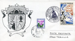 Pli Polaire - Philatélie Polaire - Toulouse Le 22 Et 23 Octobre 1977 - Commemorative Postmarks