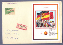 DDR Einschreiben Brief - Block 29   (DRSN-0038) - Lettres & Documents