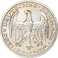 Allemagne, République De Weimar, 3 Mark, University In Marburg, 1927, Berlin - 3 Mark & 3 Reichsmark