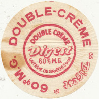 G G 550 -   ETIQUETTE DE FROMAGE DOUBLE CREME  DIGEST  LAITERIE  DE GRIEGES   (AIN) + DEPOT DE MARQUE - Käse