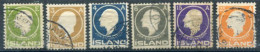 ICELAND 1911 Sigurdsson Centenary Set Used.  Michel 63-68 - Gebraucht