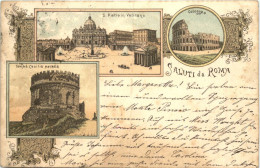Saluti Da Roma 1897 - Sonstige & Ohne Zuordnung