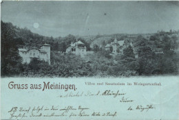 Gruss Aus Meiningen - Villen - Litho - Meiningen