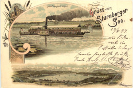 Gruss Vom Starnberger See - Litho - Starnberg