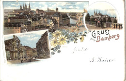 Gruss Vom Bamberg- Litho - Bamberg