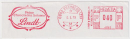 Freistempel  "Feine Schokoladen Heissen Lindt"  Kilchberg      1979 - Postage Meters