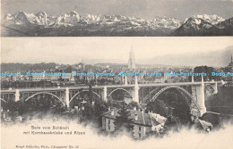 R170749 Bern Vom Schanzli Mit Kornhausbrucke Und Alpen. Ernst Selhofer. No. 11. - World