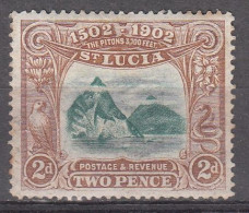 ST SANTA LUCIA 1902 - 4º CENTENARIO DEL DESCUBRIMIENTO DE LA ISLA POR COLON - YVERT 46* - St.Lucia (...-1978)