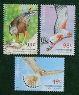 Birds Of Prey Oiseau De Proie 2001 (Mi 2081-2083 Yv 1981-1983) Used Gebruikt Oblitere Australia Australien Australie - Used Stamps