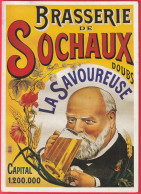 Publicité Sur Grande CP - Brasserie De Sochaux - Advertising