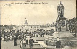 71680366 Karlsruhe Baden Karl Friedrich-Denkmal Grossherzogl Schloss Karlsruhe - Karlsruhe