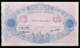 500F Bleu Et Rose 27.11.1930 - TTB+ - Fay : 30.33 - 500 F 1888-1940 ''Bleu Et Rose''