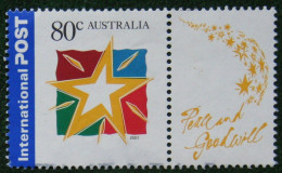 80c Christmas Kerst Noël Weihnachten Mi 2079 2001 Used Gebruikt Oblitere Australia Australien / Australie - Used Stamps