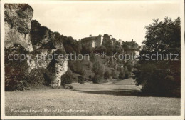 71680111 Fraenkische Schweiz Blick Schloss Rabenstein Pottenstein - Pottenstein