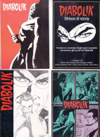 4  Cartoline : DIABOLIK     Non  Viaggiate. - Bandes Dessinées