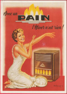 Publicité Sur Grande CP - Radiateur Pain (Ch. Lemmel 1950) - Publicité