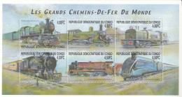 Congo - 2001 - Trains - Yv 1522GP/GU - Treinen