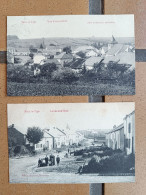 Lot 2 Cpa Meix-le-Tige - Vue D'ensemble - La Grand Rue - Edit. Lallemand Marbehan - 1910 - Saint-Leger