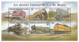 Congo - 2001 - Trains - Yv 1522FV/GA - Eisenbahnen