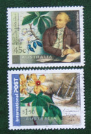 Daniel Solander 2001 Mi 2074-2075 Yv 1974-1975 2001 Used Gebruikt Oblitere Australia Australien  Australie - Oblitérés