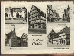 71679039 Celle Niedersachsen Schloss Rathaus Hoeppener Haus Schuhstrasse Stechba - Celle