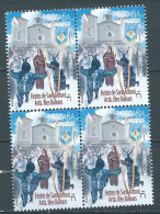 ESPAGNE SPANIEN SPAIN ESPAÑA 2018 POPULAR FESTIVALS SANT ANTONI. ARTÀ. ILLES BALEARS BLOCK 4V ED 5201 YT 4929 MI 5224 - Unused Stamps