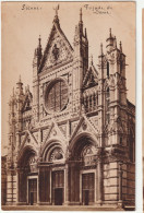 Photo Albuminée Format Carte  Sienne  (Italia) La Façade Du Dôme - Orte