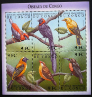 Congo - 2000 - Birds - Yv 1522DA/DF - Sonstige & Ohne Zuordnung