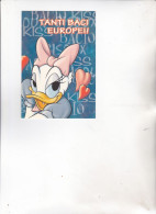 Cartolina : WALT  DISNEY  -  PAPERINA   -  TANTI  BACI  EUROPEI        Non  Viaggiata - Comics