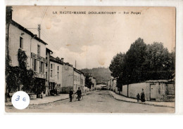 HAUTE MARNE DOULAINCOURT RUE POUGEY  ANIMEE ECRITE - Doulaincourt