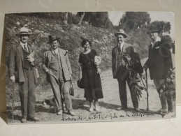 Italia Fotocartolina Strada Tra SERMONETA E NINFA  1924 - Europe