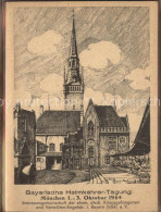 71678774 Muenchen Petersbergl Kirche Bayerische Heimkehrer Tagung 1949 Kuenstler - München