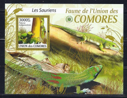 Comores - 2009 - Lizzards - Yv Bf 199 - Other & Unclassified