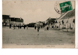 HAUTE MARNE MONTIGNY LE ROI PLACE DE LA GENDARMERIE ANIMEE  NON ECRITE - Montigny Le Roi