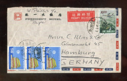 "TAIWAN" Expressbrief Nach Deutschland (B2196) - Covers & Documents