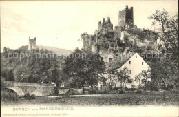 71678629 Manderscheid Eifel Burgruinen Manderscheid - Manderscheid