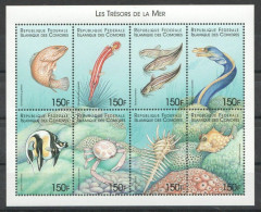 Comores - 1999 - Fish - Yv 957/64 - Poissons