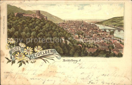 71678592 Heidelberg Neckar Gesamtansicht Schloss Heidelberg - Heidelberg