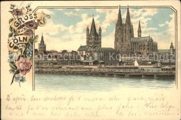 71678570 Coeln Rhein Koelner Dom Rheinufer Koeln Dellbrueck 905 - Koeln